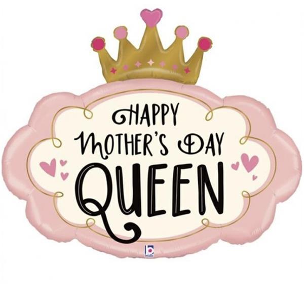 Balão Happy Mothers Day Queen Foil, 94 cm