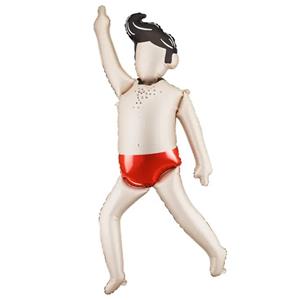 Balão Homem Dançarino Divertido Foil, 1,59 mt