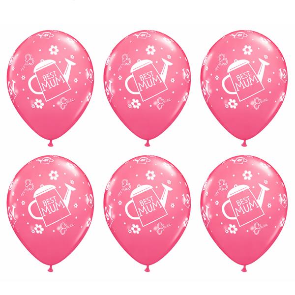 Balão Latex Best Mom 6 Unid.