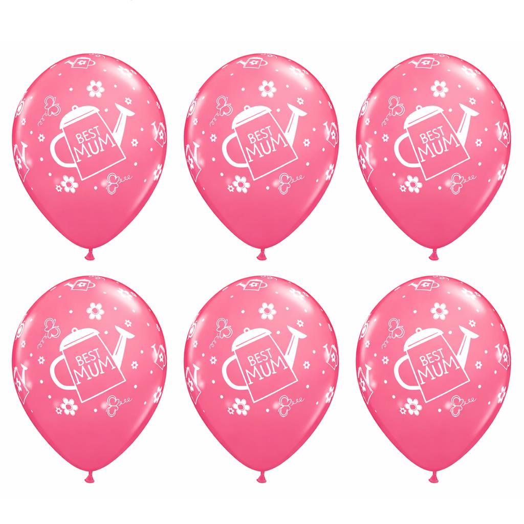 Balão Latex Best Mom 6 Unid.