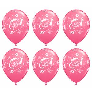 Balão Latex Best Mom 6 Unid.