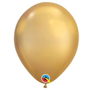 Balão Látex Cromado Dourado