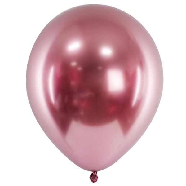 Balão Látex Cromado Rosa