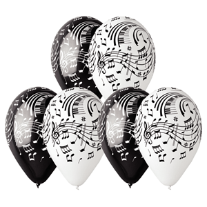 Balão Látex Musical, 6 un