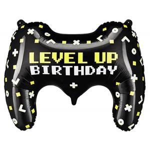 Balão Level Up Birthday Gamer Foil, 72 cm