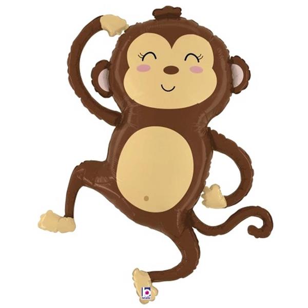 Balão Macaco Amoroso Foil, 84 cm