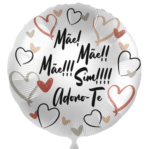 Balão Mãe Sim Adoro-te Foil, 43 cm