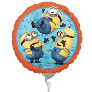 Balão Minions Despicable Me Mini Shape Foil, 23 cm