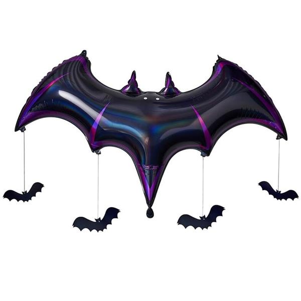 Balão Morcego Iridescente, 130 cm