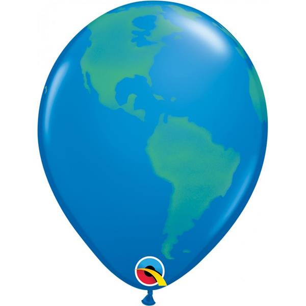 Balão Mundo em Látex, un
