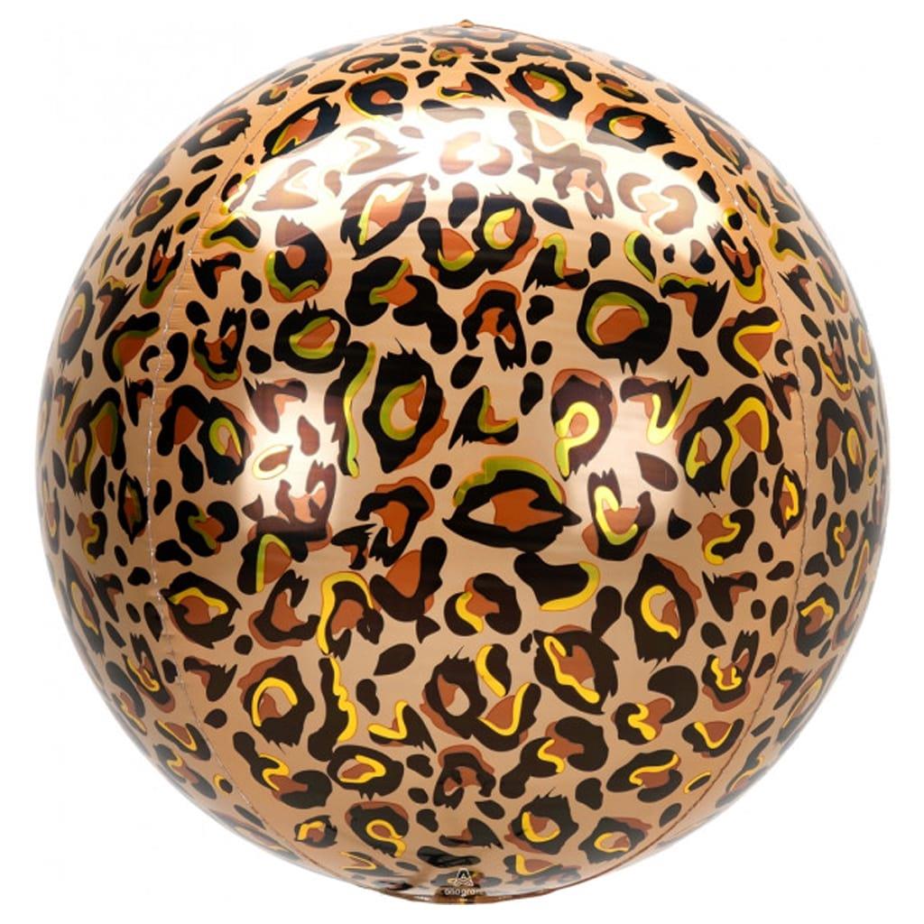 Balão Orbz Animal Leopardo, 38 cm