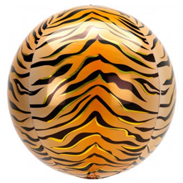 Balão Orbz Animal Tigre, 38 cm