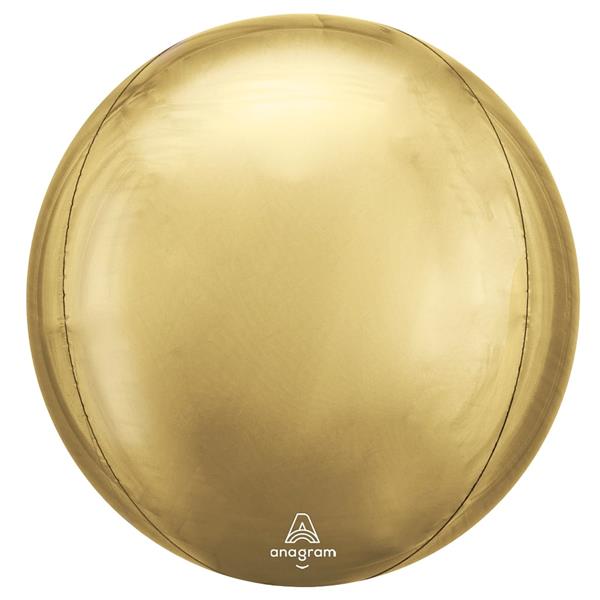 Balão Orbz Dourado, 38 cm