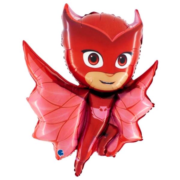 Balão Owlette Corujinha Pj Mask Foil, 94 cm