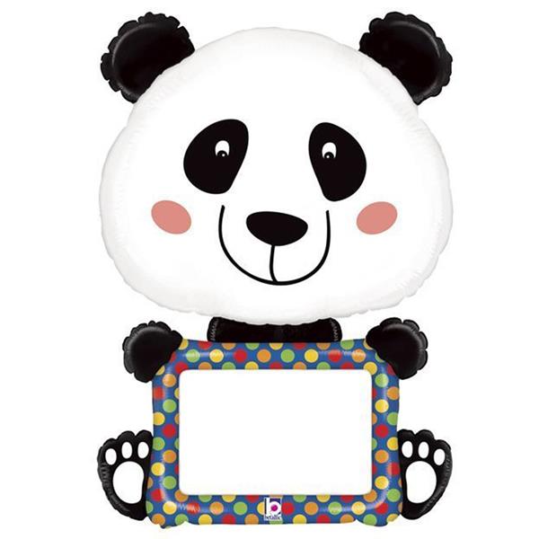 Balão Panda com Marcador Super Shape Foil, 122 cm