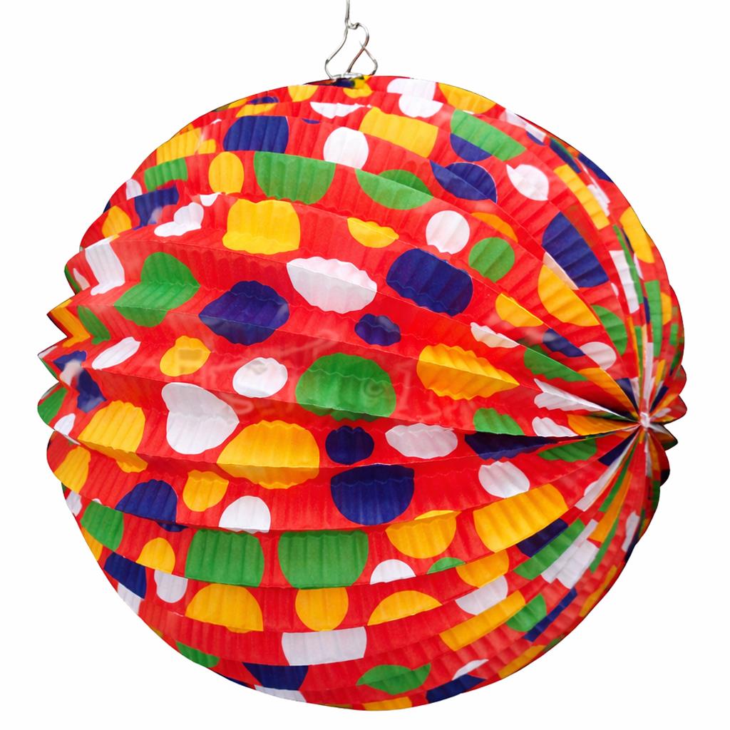 Balão Papel Bolinhas 25cm
