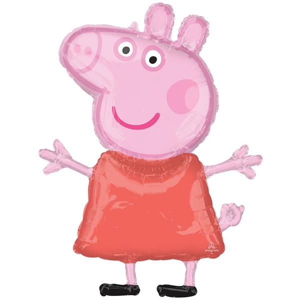 Balão Peppa Pig SuperShape Foil, 81 cm
