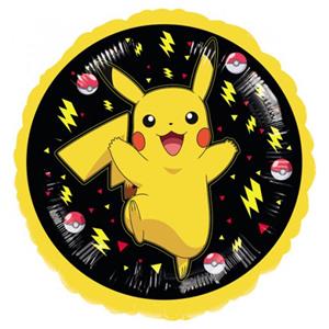 Balão Pikachu Pokémon Foil, 43 cm