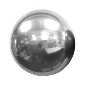 Balão Prateado Orbz Espelhado, 18 cm