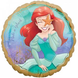 Balão Princesa Ariel Disney Foil, 43 cm