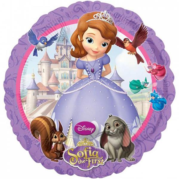 Balão Princesa Sofia Disney Foil, 45 cm