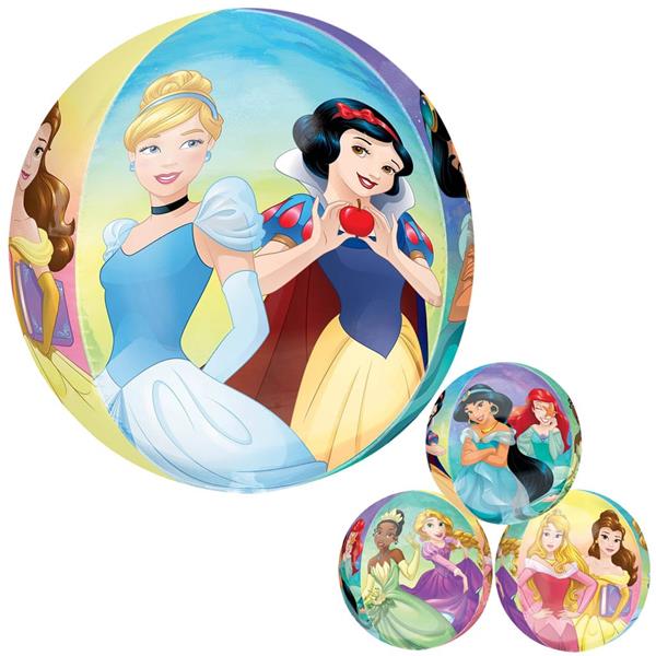Balão Princesas Disney Orbz, 40 cm