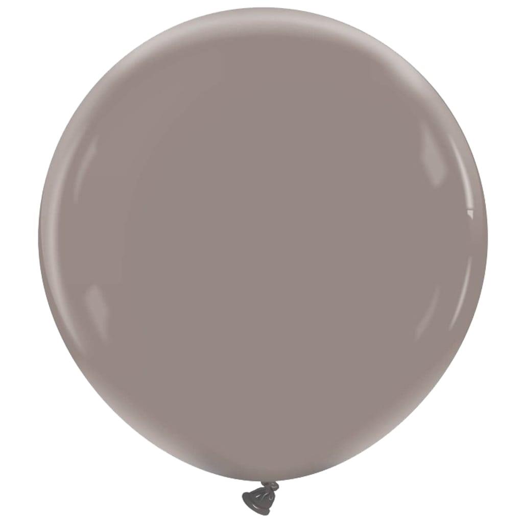 Balão Redondo Natural Cinza Rato, 60 cm