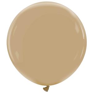 Balão Redondo Natural Moka, 60 cm