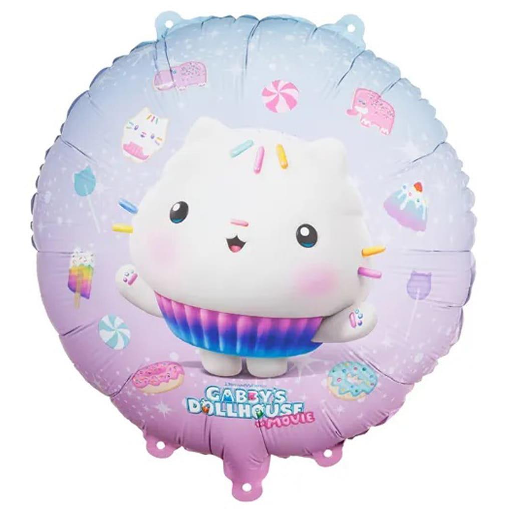 Balão Redondo Pandinha o Amigo da Gabby Foil, 35 cm