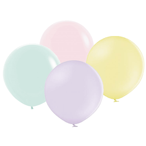 Balão Redondo Pastel, 60 Cm