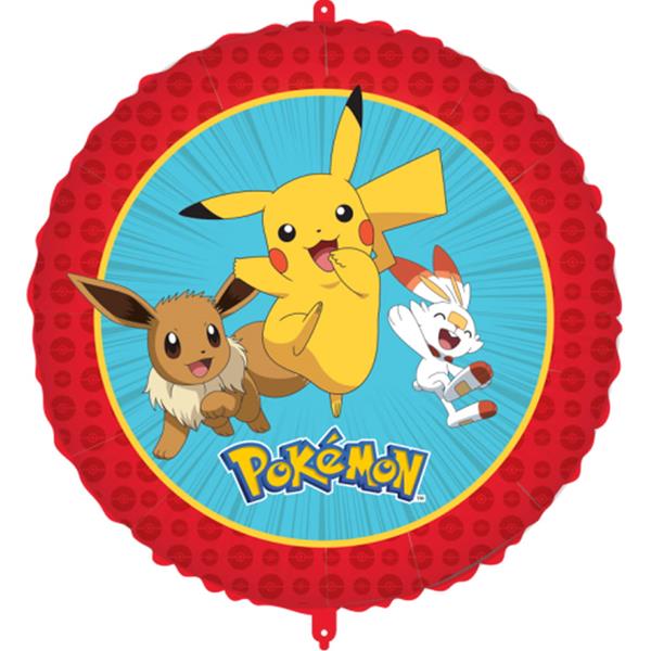 Balão Redondo Pokémon Next Generation Foil com Peso, 46 cm