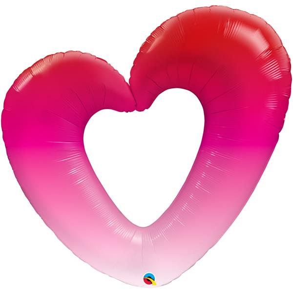 Balão Silhueta Coração, 107 cm