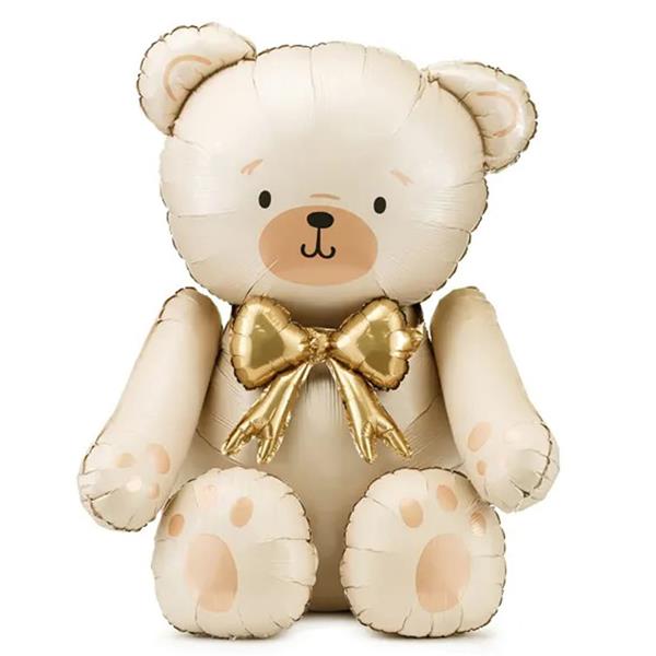 Balão Urso de Peluche Amoroso Sentado Foil, 84 cm Balão Urso de Peluche Amoroso Sentado Foil, 84 cm