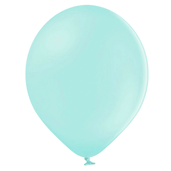 Balão Verde Menta Látex, 30 cm, 50 unid.