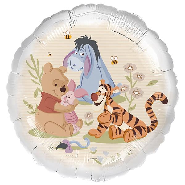 Balão Winnie the Pooh e Amigos Foil, 45 cm Balão Winnie the Pooh e Amigos Foil, 45 cm