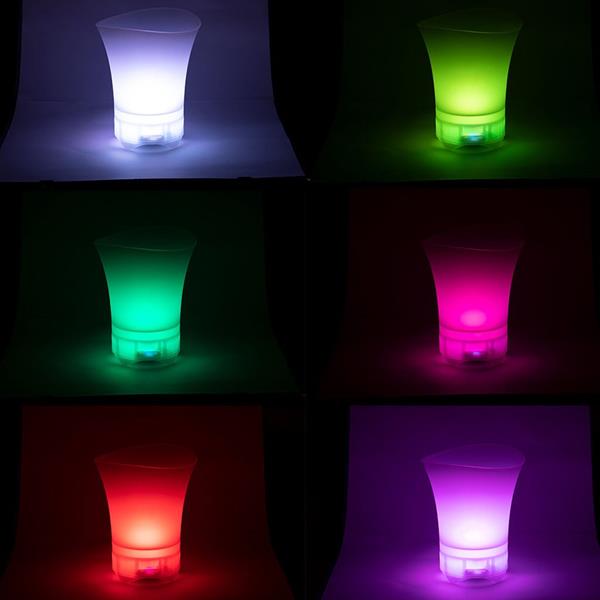 Balde de Gelo com Coluna Bluetooth e Luz LED Multicolor