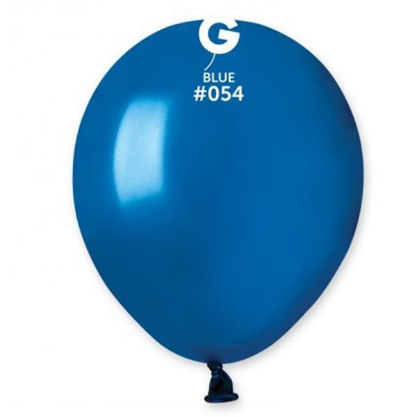 Balões Azul Metalizado Látex, 13 cm, 100 unid. Balões Azul Metalizado Látex, 13 cm, 100 unid.