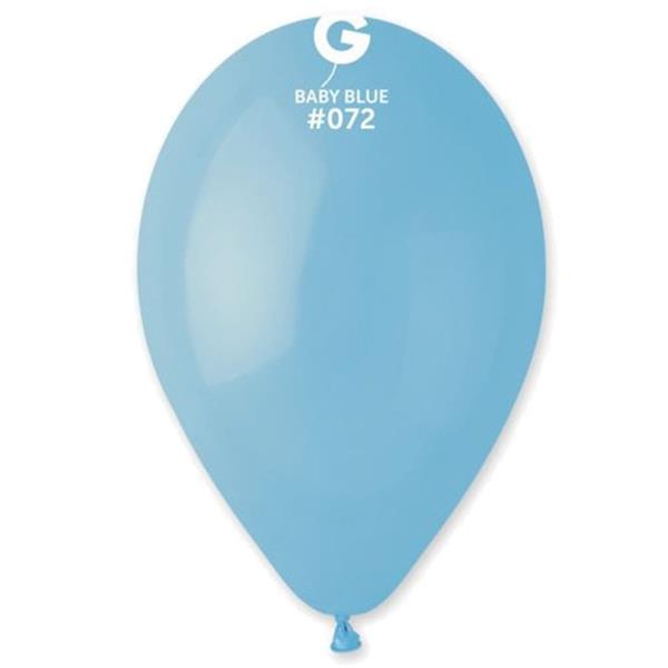 Balões Baby Blue Látex, 30 cm, 100 unid.