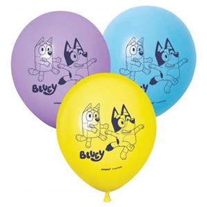 Balões Bluey e Bingo Látex, 6 unid. Balões Bluey e Bingo Látex, 6 unid.