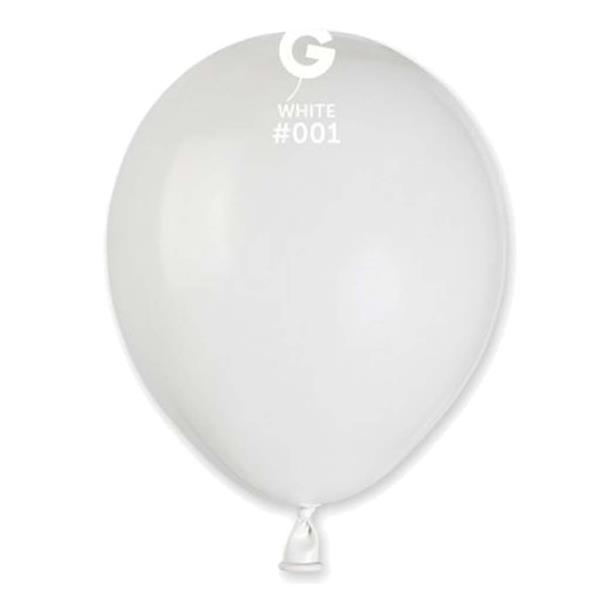 Balões Brancos Látex, 13 cm, 100 unid.