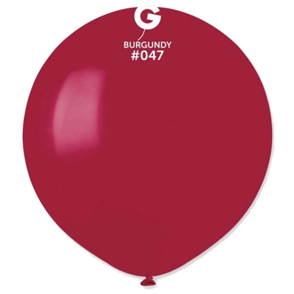 Balões Burgundy Látex, 48 cm, 25 unid.