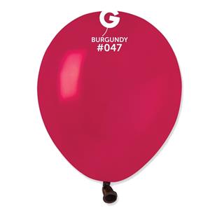 Balões Burgundy Látex, 13 cm, 100 unid.