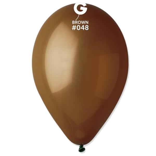 Balões Castanho Látex, 30 cm, 100 unid.