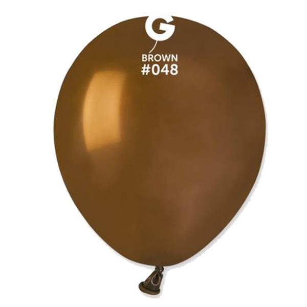 Balões Castanho Látex, 13 cm, 100 unid.