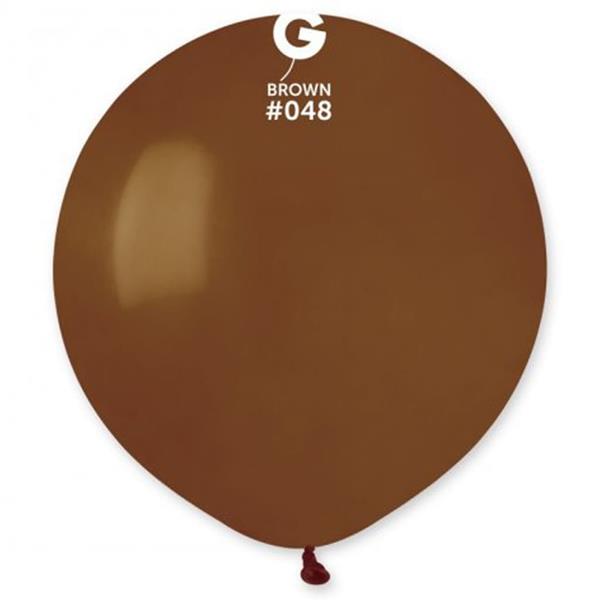 Balões Castanho Látex, 48 cm, 50 unid.