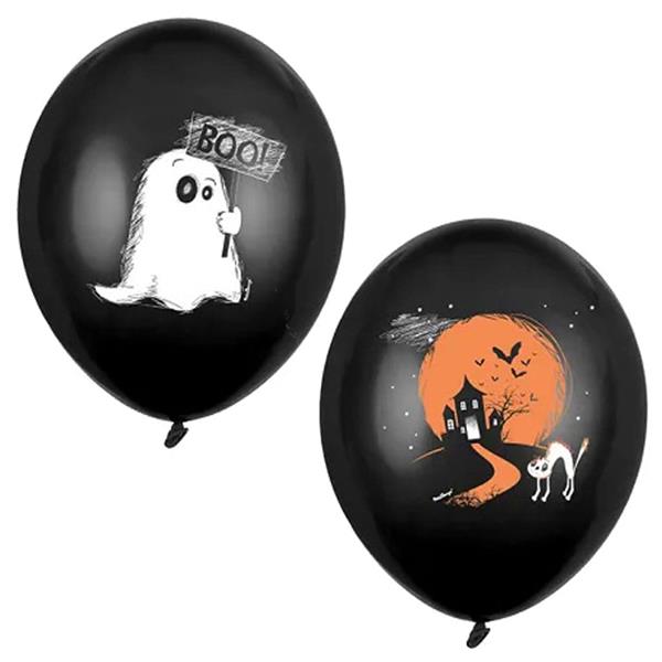 Balões com Fantasma, 6 Unid.