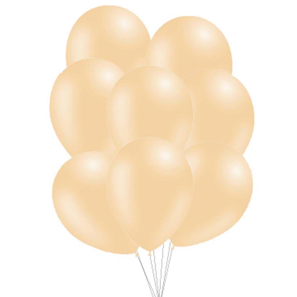Balões Cor de Pele Pastel Látex, 30 cm, 50 unid.