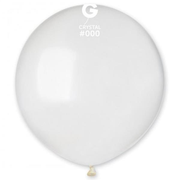 Balões Crystal Transparente Látex, 48 cm, 25 unid. Balões Crystal Transparente Látex, 48 cm, 25 unid.