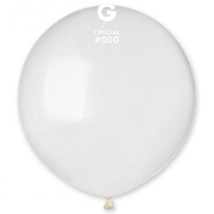 Balões Crystal Transparente Látex, 48 cm, 25 unid.