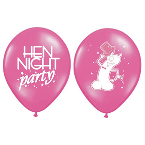 Balões Despedida Solteira Rosa, 6 un.